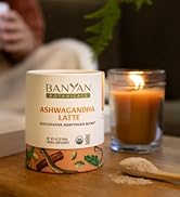 Banyan Botanicals Ashwagandha Latte – Caffeine-Free Organic Herbal Latte Mix – Instant Herbal Ada...