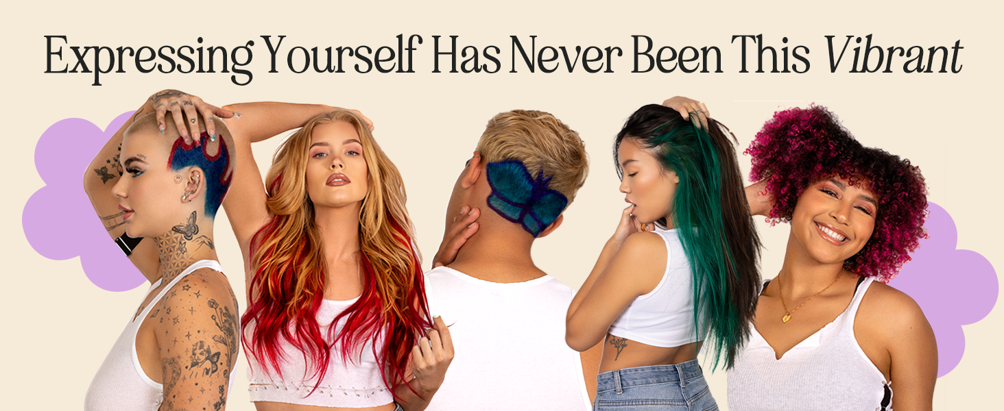 natural vivid hair dye color conditioner inh tinted red purple blue green emerald aquamarine bright