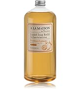 A LA MAISON French Liquid Hand Soap Refill, Provence Lemon - Natural Hand Wash Made with Essentia...