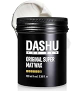 DASHU Premium Original Super Mat Wax 3.5oz - Strong Hold No Shine | Easy to Wash | Styling Wax