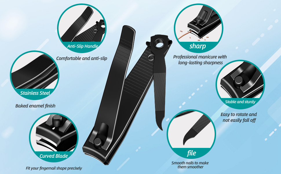 black nail clippers