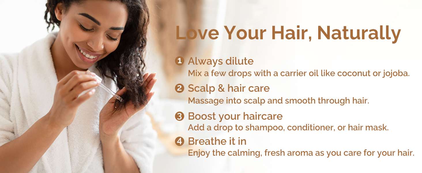 how to use essential oils for hair