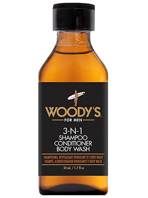 Woodys 3-in-1 Shampoo Conditioner Body Wash
