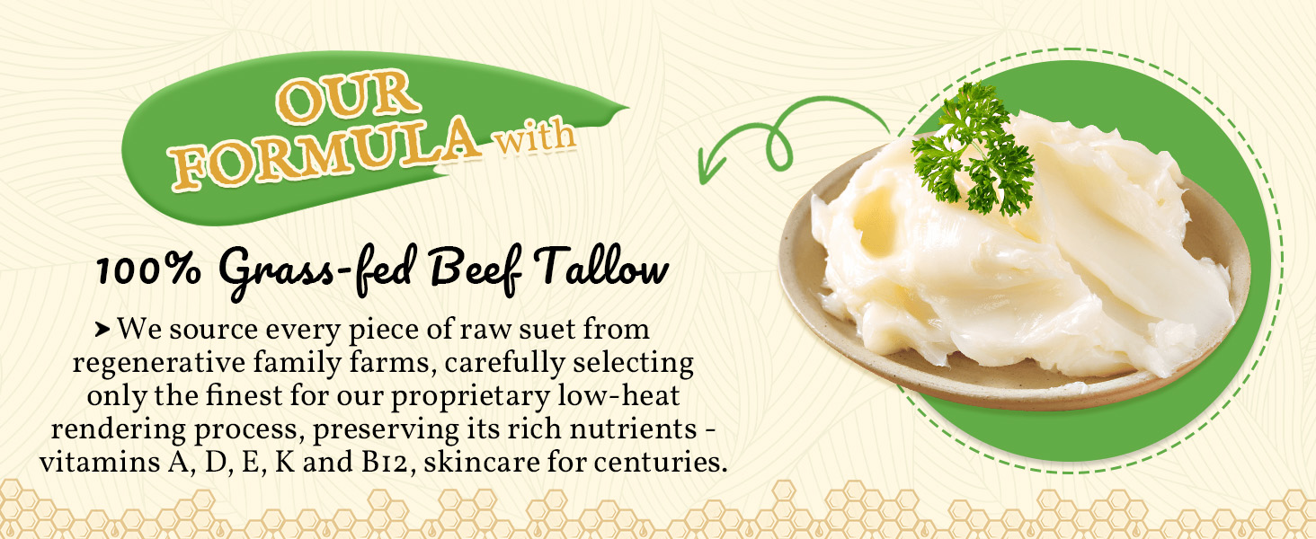 Beef Tallow for Skin