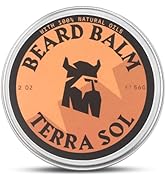 Striking Viking Beard Balm for Men - Light Hold, Terra Sol, 2 Oz | Leave-in Beard Conditioner | w...