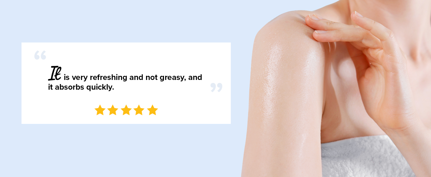smoothing body serum