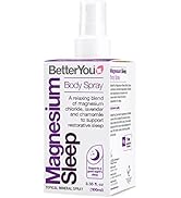 BetterYou Magnesium Muscle Body Spray - Relaxing Topical Magnesium and Essential Oil Spray - Lave...