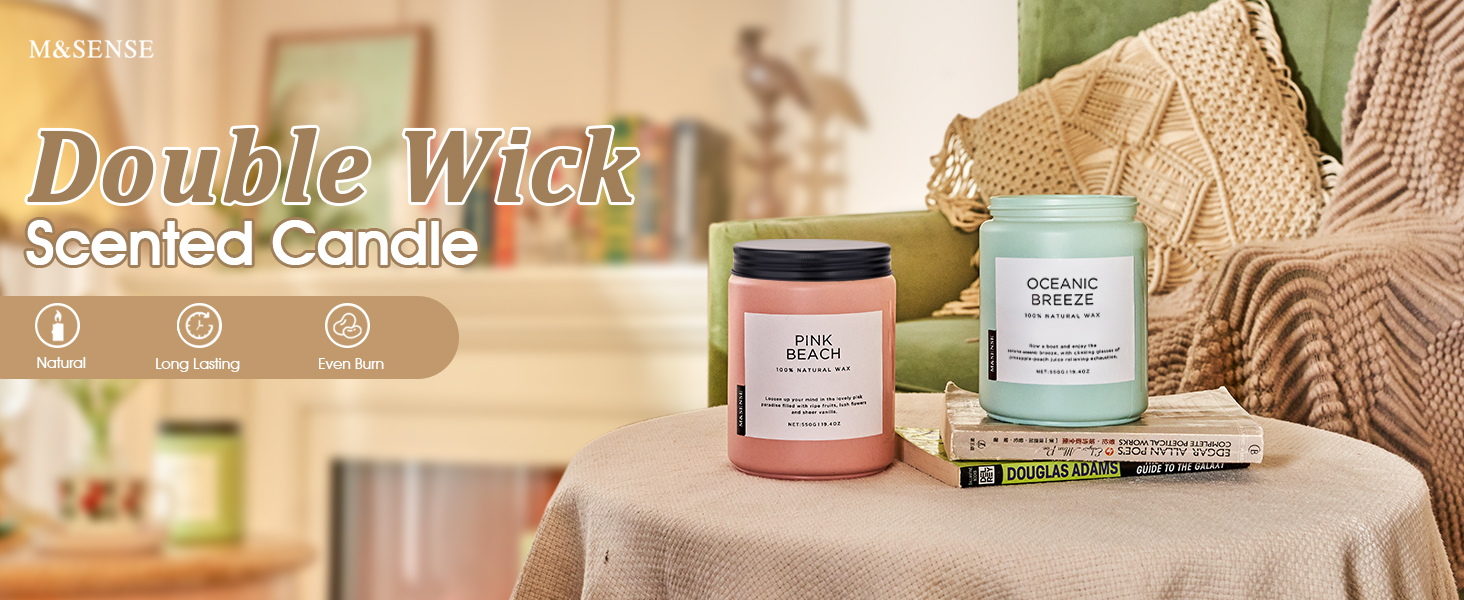 Double Wick Scented candle