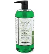 Archipelago Botanicals Morning Mint Body Wash. Stimulating and Cleansing Daily Wash. Free from Pa...