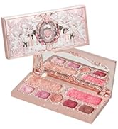Flower Knows Strawberry Cupid Makeup Palette,Eyeshadow,Blush,Highlighting & Contour All-in-One Fa...