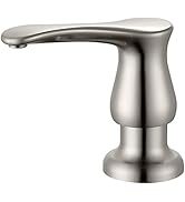 GAGALIFE Kitchen Sink Soap Dispenser - Brushed Nickel Sink Soap Dispenser Pump with 13 Ounce Bott...