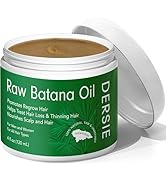 Raw Batana Oil for Hair Growth: Unrefined Solid Batana Oil Sourced from Honduras - 100% Pure & Or...