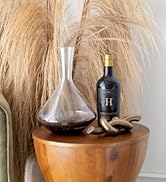Hotel Collection Wine Decanter Small Decanter for Aerating Wine Made from Crystal Clear Glass Foc...