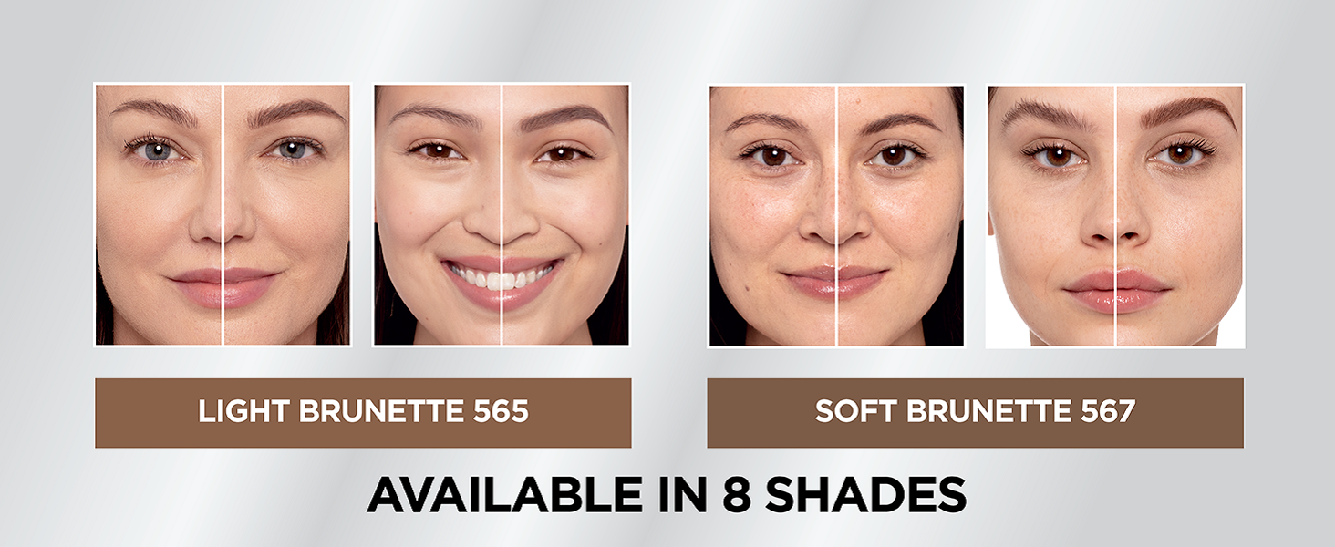 available in 8 shades dark blonde
