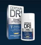 Certain Dri Extra Strength Clinical Antiperspirant Solid Deodorant, Hyperhidrosis Treatment for M...