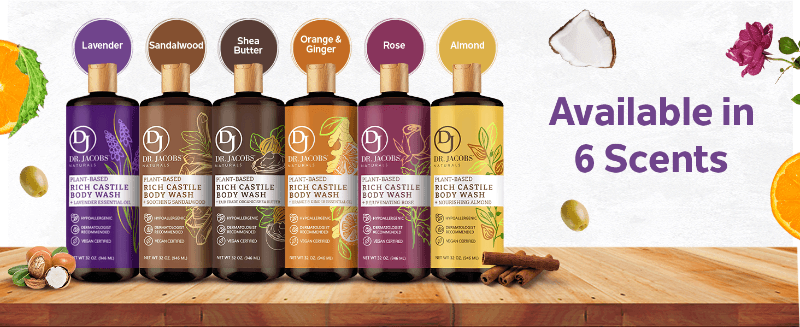 Dr Jacobs Naturals Body Wash Available in 6 Scents