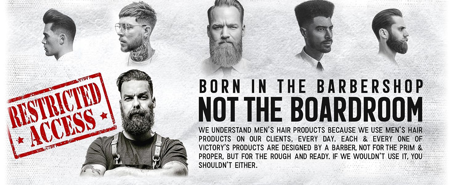 Born in the barbershop, not the boardroom 
