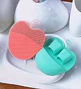 silicone face cleansing scrubber exfoliating pad
