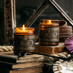 Texas candles by Jackson Vaughn made in Texas texas gifts texas gift