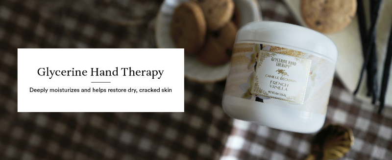 camille beckman hand therapy, glycerine hand cream, moisturizing hand cream, hand cream dry hands