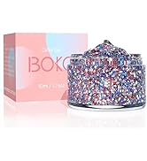 Boko 50ML Body Glitter Gel, Red White Blue 4th of July Chunky Glitter for Face Hair Body Makeup, ...
