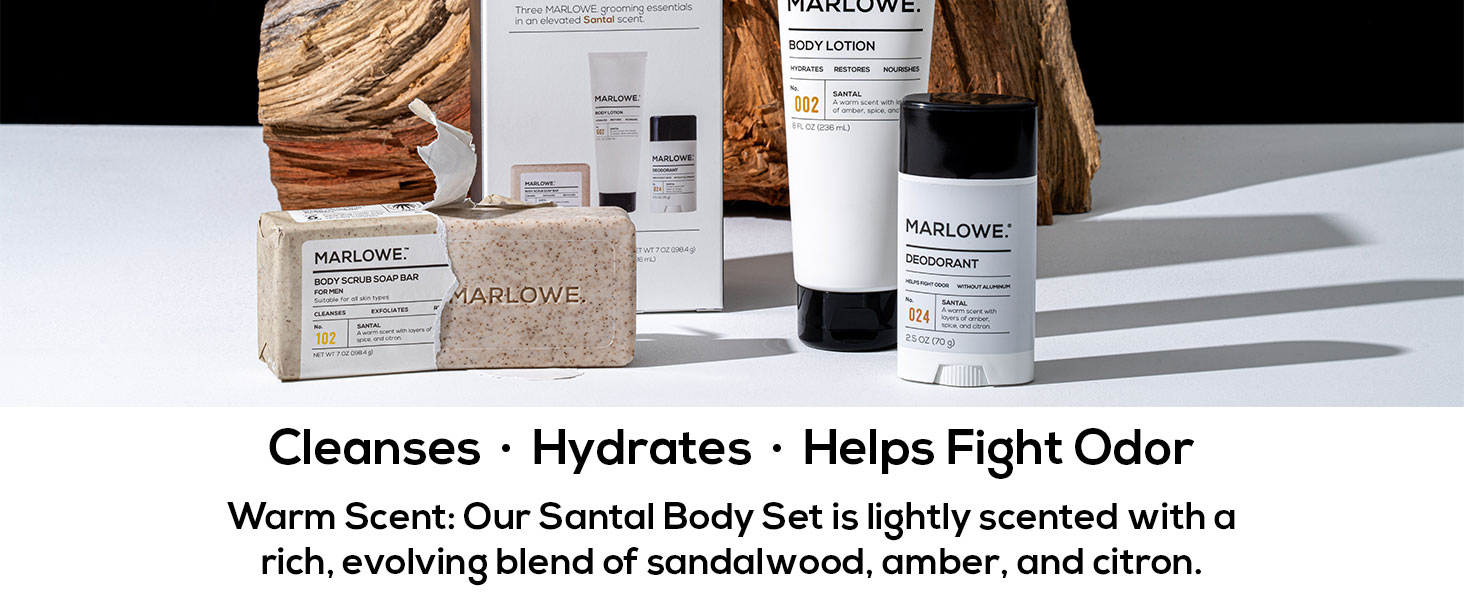 MARLOWE. Santal Body Set