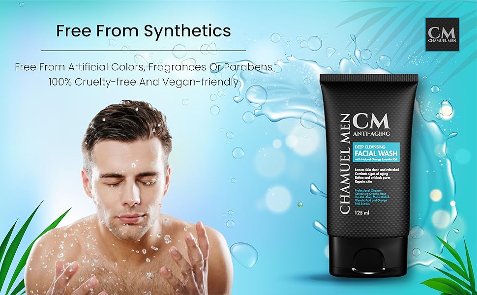 men facial cleanser for men, acne mens anti aging face wash ,anti age face wash