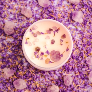 Purify-Lavender & Vanilla aesthetic candle