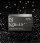 Dr. Natural Black Bar Soap, 2 pcs - Ultra-Moisturizing Natural Soap with Shea Butter - Safe for F...