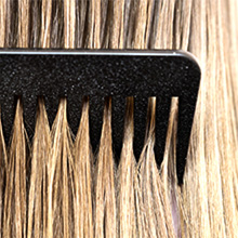 Comb in hair