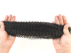 afro kinky curly human hair
