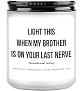 Light This When My Brother is On Your Last Nerve, Funny Sister in Law Gifts, Wedding Gift, Weddin...