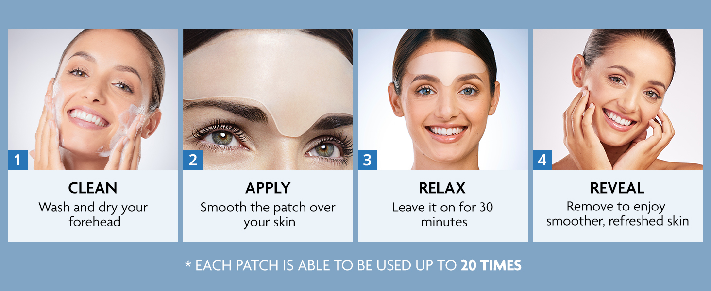 Reusable Silicone Anti Wrinkle Patches
