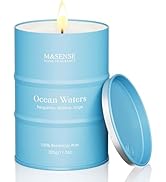 M&SENSE Ocean Waters Scented Candles Summer Soy Candle,Beach Candle for Stress Relief Meditation ...