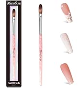 MelodySusie Kolinsky Acrylic Nail Brush,66% Kolinsky Hair Professional Nail Art Brush for Acrylic...