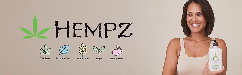 Hempz Banner with Icons