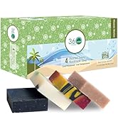 360Feel Assorted Handmade Soap Gift Set - Nourishing and Hydrating Bar Soaps - Infused with Four ...
