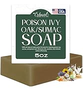Poison Ivy Soap Bar – All Natural Poison Ivy Treatment – Anti-Itch Skin Cleanser Wash for Poison ...
