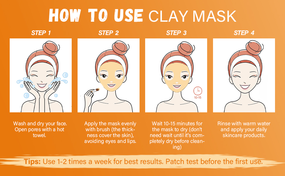 how to use clay mask
