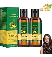 Lidoria Ginger Anti Hair Loss 7 Days, Hair Growth Oil, Repair Damaged Hair for Stronger Thicker L...