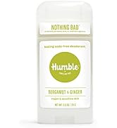 HUMBLE BRANDS Aluminum-Free Deodorant, Vegan and Cruelty- free, Formulated for Sensitive Skin, Be...