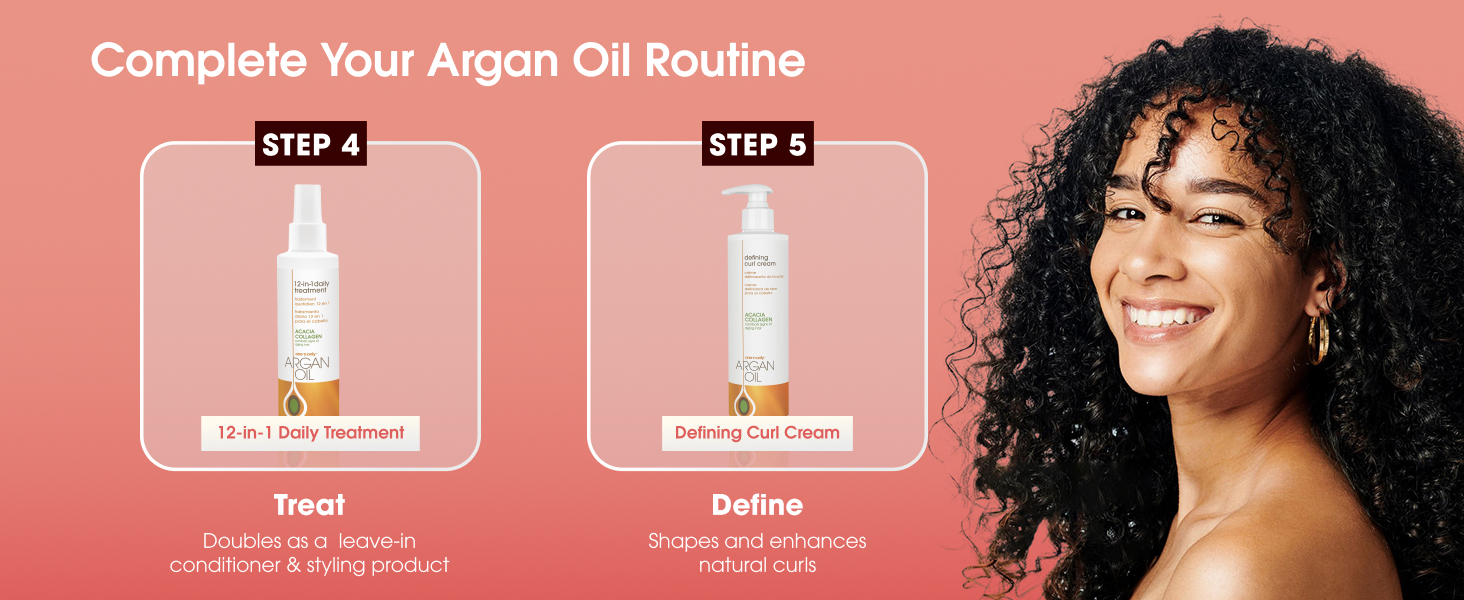 argan oil routine