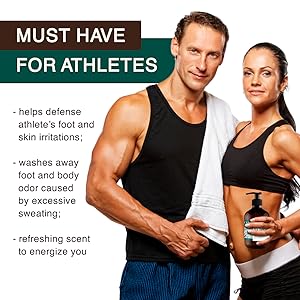 eczema body wash natural anti fungal body wash men tea tree oil foot wash