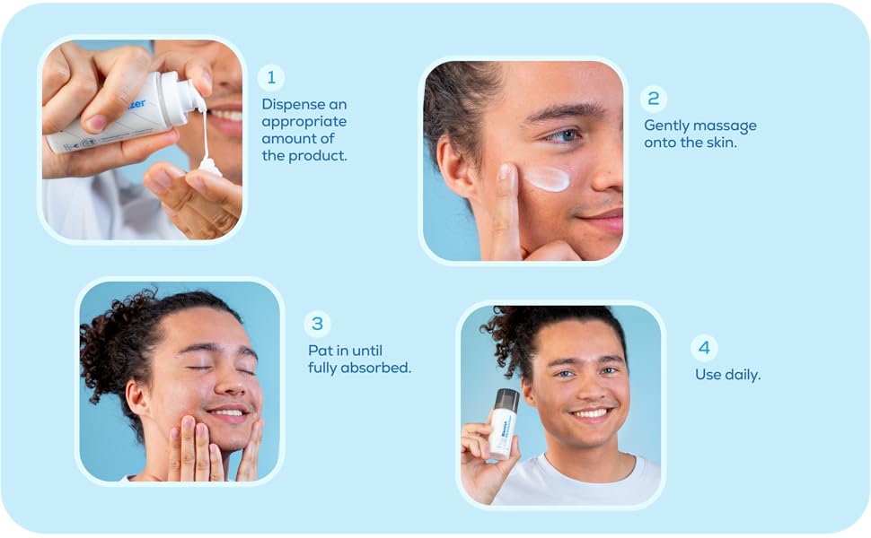 Men's Moisturizer Directions