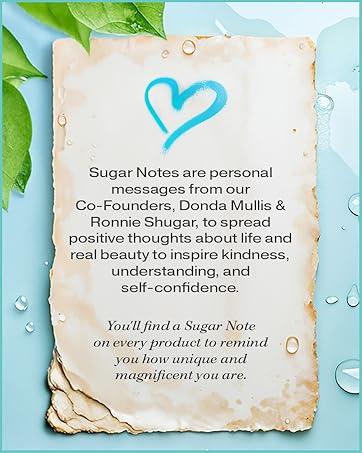 raw sugar notes heart personal messages positive thoughts life kindness inspire understanding