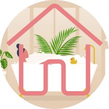 Spa-like experience at home