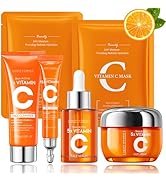5 x Vitamin C Skin Care Set, Skincare Routine Set, Facial Skin Care Products, Skincare Gift Set w...