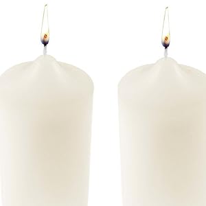 3x6 pillar candles, pillar candles bulk, dripless pillar candles, tall white pillar candles 