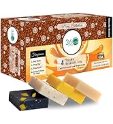 360Feel Men’s Handmade Soap Gift Pack - Nourishing and Hydrating Set of Bar Soap for Men - Infuse...