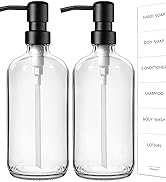glass soap dispenser with pump